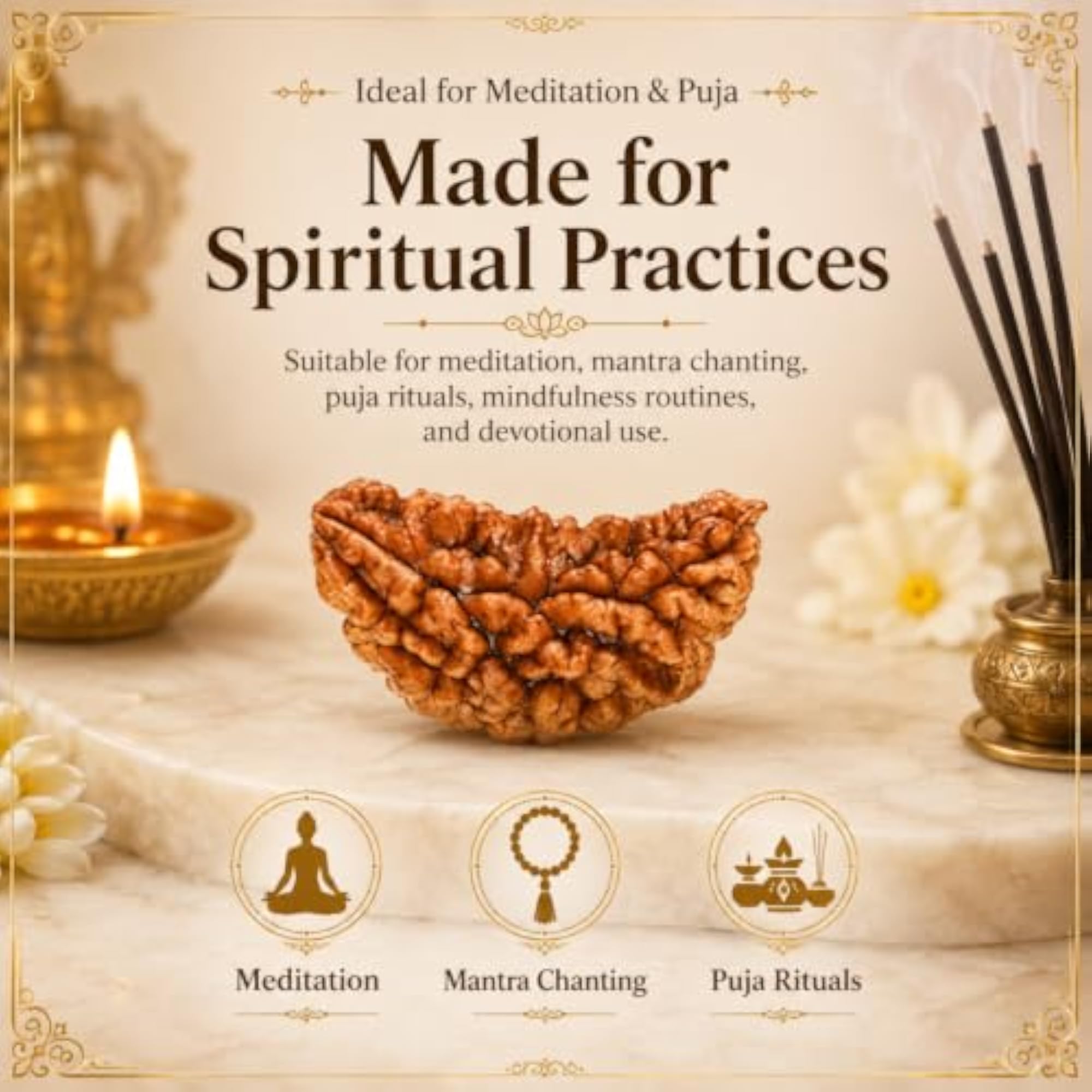 Original 1 Mukhi Rudraksha Nepali Bead