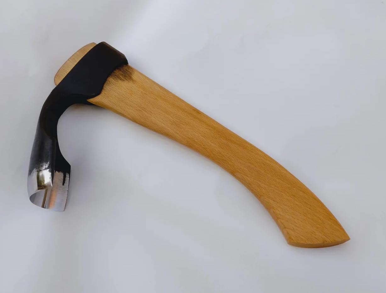 Holzbearbeitungs- und Holzschnitz-Dechsel, außen gefast