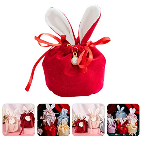 Cabilock Sacos de presente com cordão, bolsas de doces para joias, lembrancinhas de festa de casamen