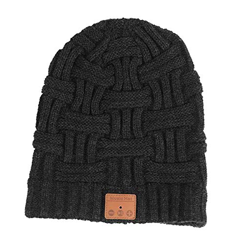yotijar Beanie Hat com Bluetooth V5.0 térmica, elástica Sem Fio Fones de Ouvido Chapéus de Inverno p