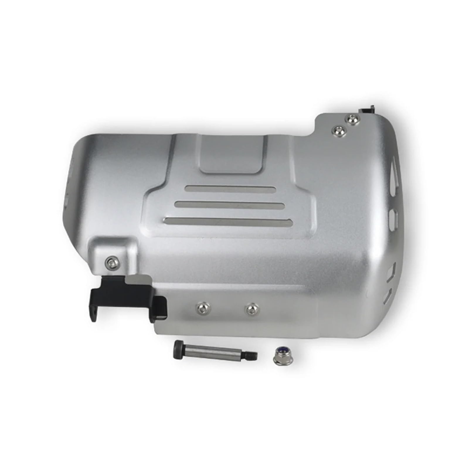 Protector de motor Adatto per ZONTE 368G 2026-Protezione del telaio del motore modificata Copertura in lega di alluminio Protezione sottoscocca(Silver)