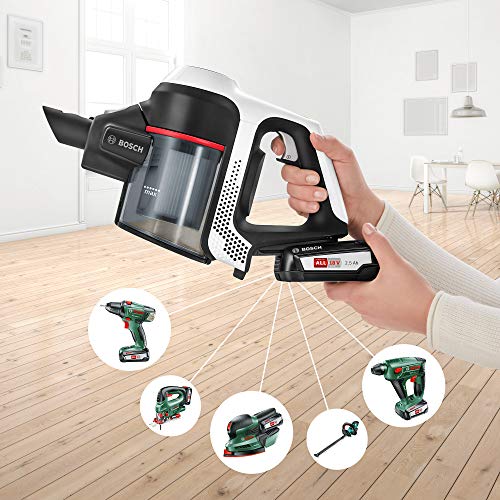 Bosch Serie 6 BCS611GB ProHome 18 V kabelloser, 1 30 Minuten Laufzeit – Weiß Unlimited Akku-Staubsauger, Min Run Time - Image 6