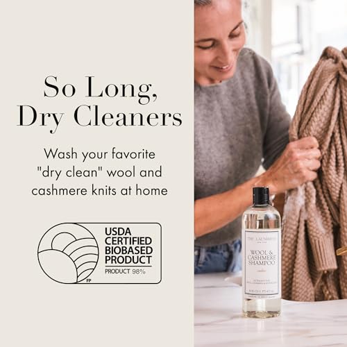 The Laundress Double Concentrated Wool & Cashmere Shampoo, Cedar Scent, 16 Fl Oz