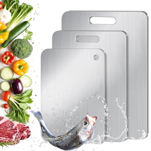 20% Off Titanium Cutting Board Set of 3 for Kitchen