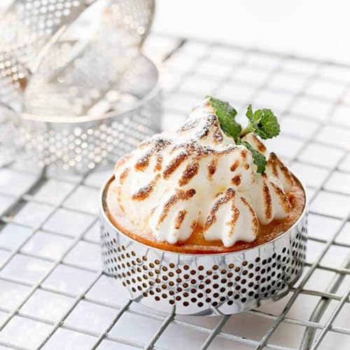 Moldes circulares de repostería para preparar mini tartas de frutas 7