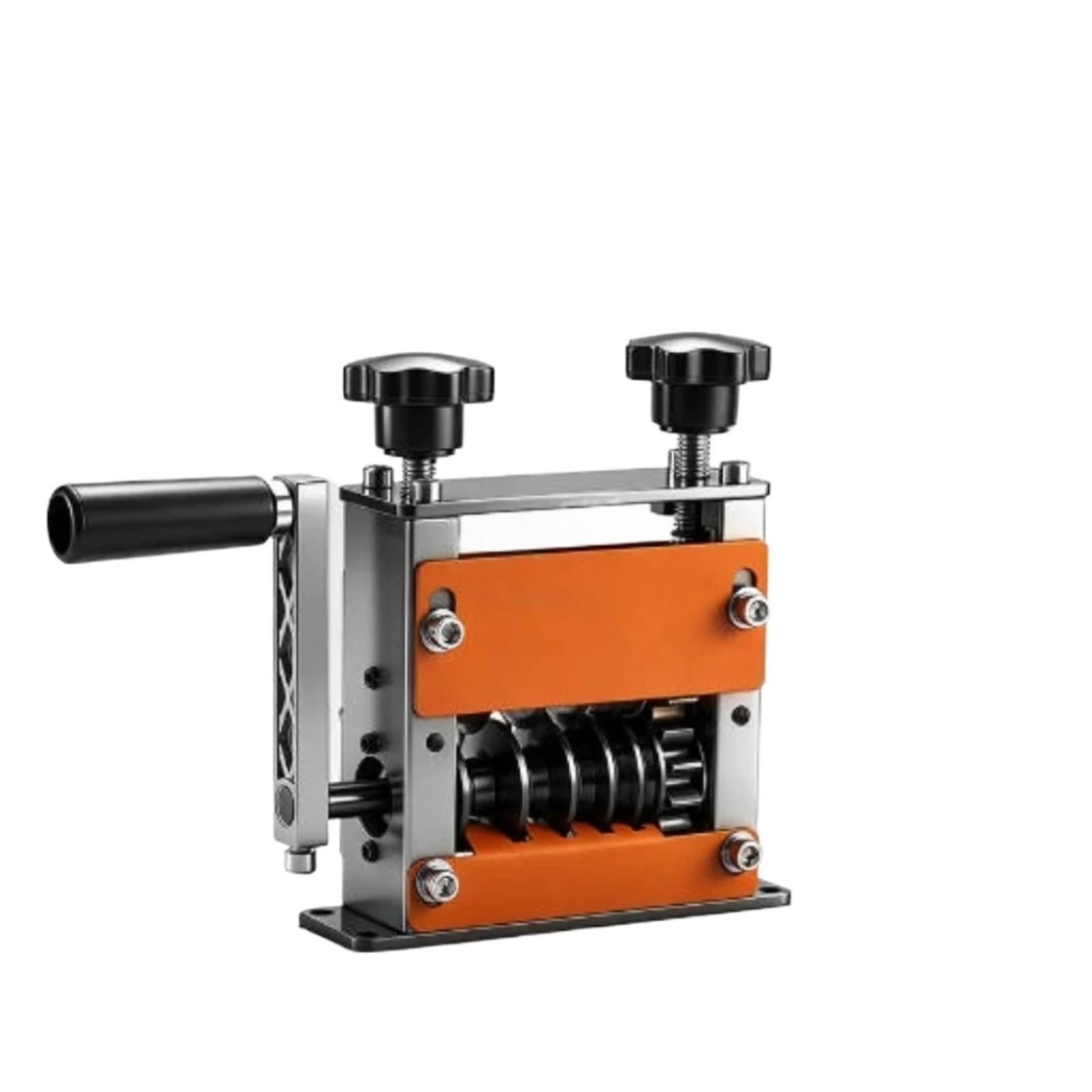 Airyssfu Oranje Wire Stripper, Manual Dual-Drive Wire Stripper, 1-17Mm Scrap Wire And Copper Wire Cables(Oranje)