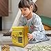 Totola Piggy Bank Electronic Mini ATM for Kids Baby Toy, Safe Coin Banks Money Saving Box Password Code Lock for Children,Boys Girls Best Gift (Gold)