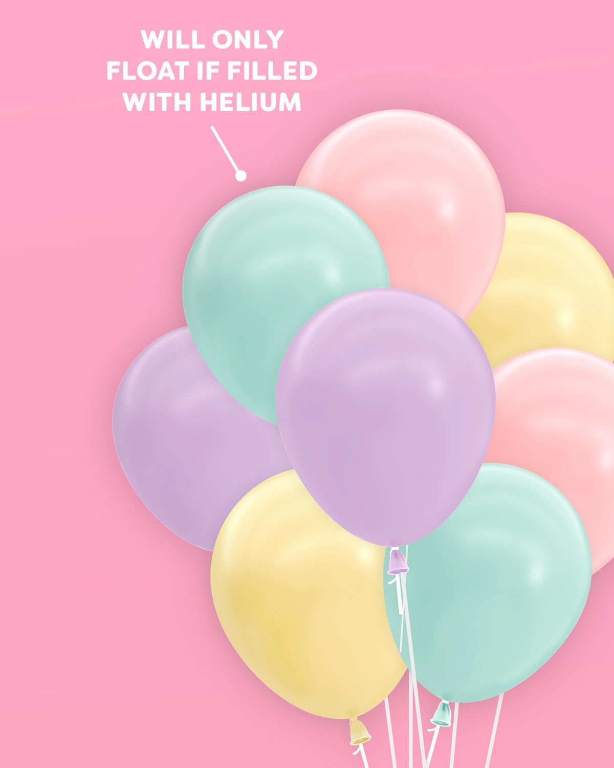 xo, Fetti Pastel Birthday Balloon Set - 24 pk, 12" | Bachelorette Party Decorations, Garden Bridal Shower, Birthday Party, Pastel Baby Shower, Engagement