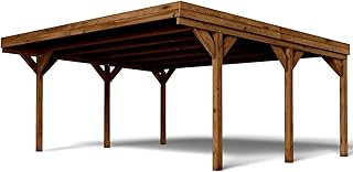 Carport Bois 2 Voitures 30,9 m² Victor