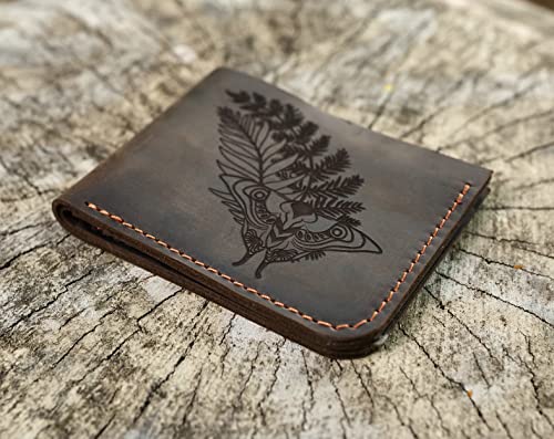 TLOU Part II Leather Wallet Mens, Gift for Him, Ellie's Tattoo TLOU II Mens Wallet, Gamer Gift, Custom Leather Wallet Handmade Husband Gift Boyfriend Gift, Geek Gift3