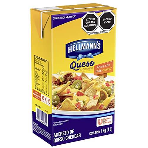 Hellmann's Aderezo Queso Cheddar 1 L UFS