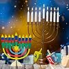 YumSur Hanukkah DIY Wooden Craft Kit, Make Your Own Menorah and Candles, Unfinished Blank Chanukah Christmas DIY Art Craft for Home Classroom Party Supplies #4