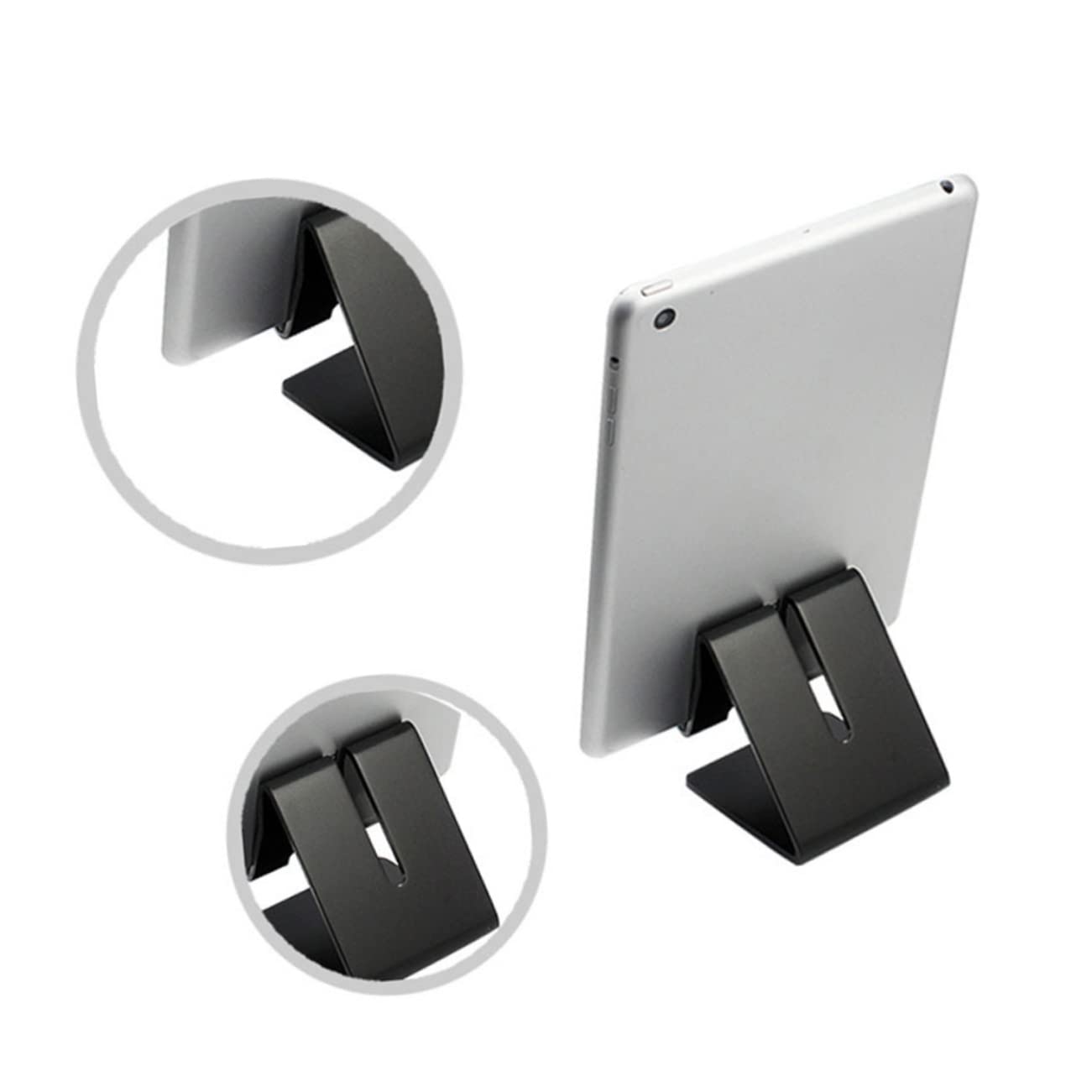 Veemoon Elevate Your Viewing Experience Aluminum Tablet Phone Stand Ergonomic Heat Dissipation Anti-Slip Versatile for Devices