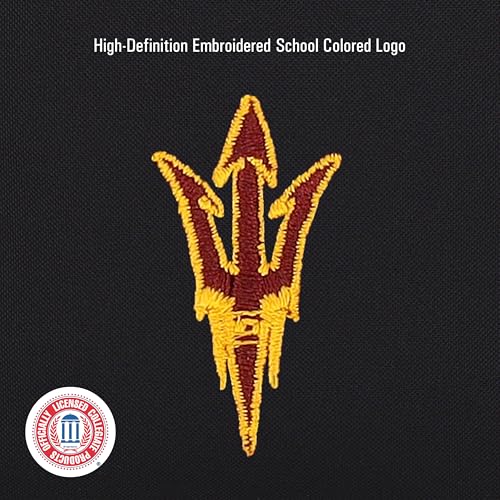 Image of JanSport NCAA Officially Licensed Backpack, Arizona State Sun Devils, Superbreak Plus with Padded 15'' Laptop Sleeve, Spacious Computer Bag for Men & Women, Durable Daypack with Bottle Pocket, Black