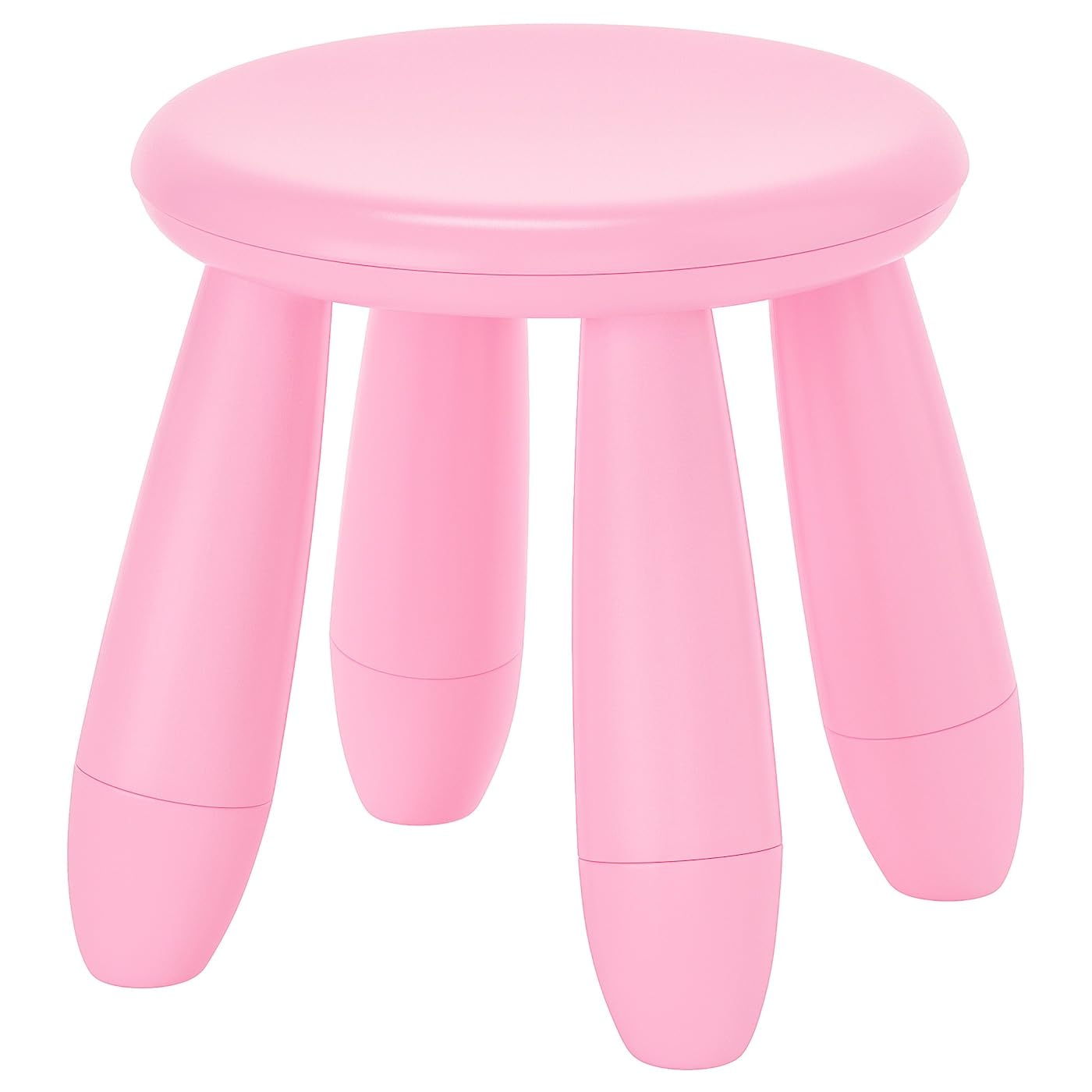 IKEA Mammut Children's Stool, Pink, Outdoor/Indoor, 30Cm-image-0