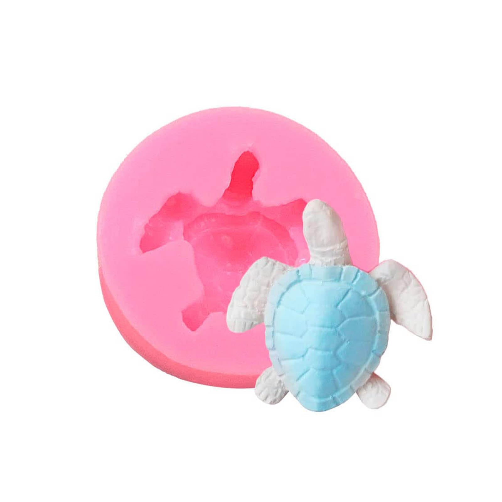 Tsophreniq Silicone Mold 3D Turtle Making Geometric Silicone 3D Handicrafts Resin Molds Casting Epoxy