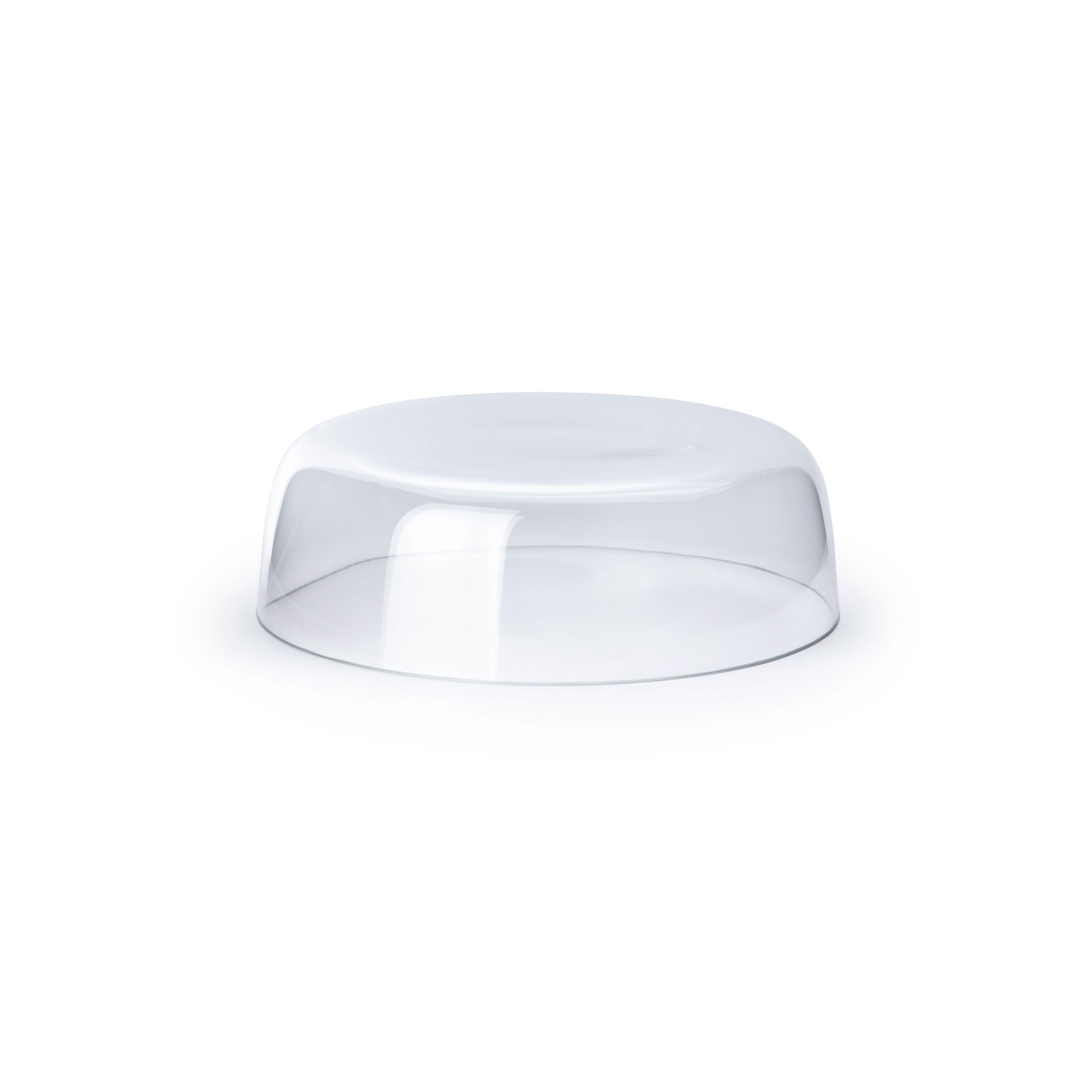 Continenta Duracore Käsebrett mit Glocke aus mundgeblasenem Glas, Ø 22 cm