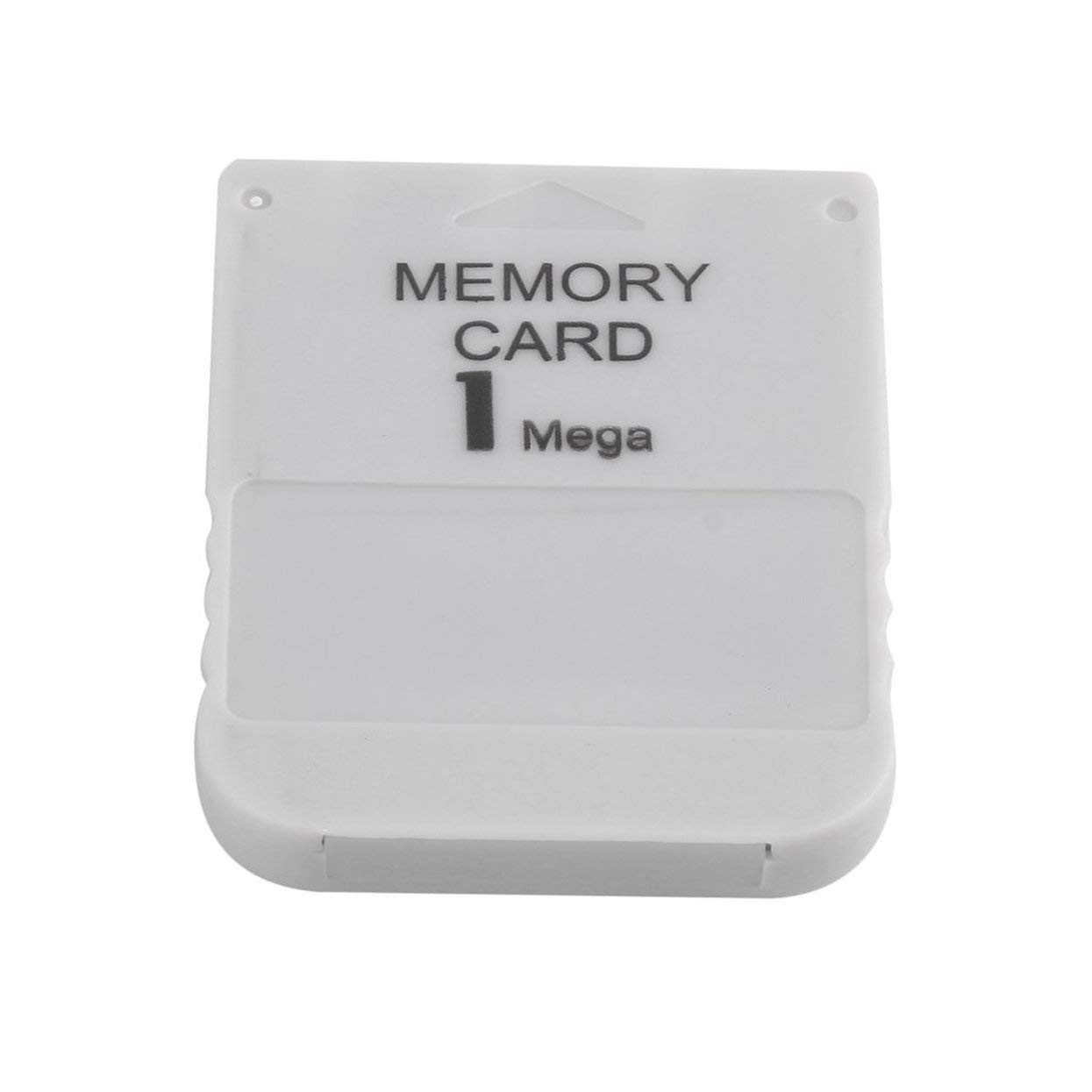 1Mb Memory Card for Playstation One PS1 Console White