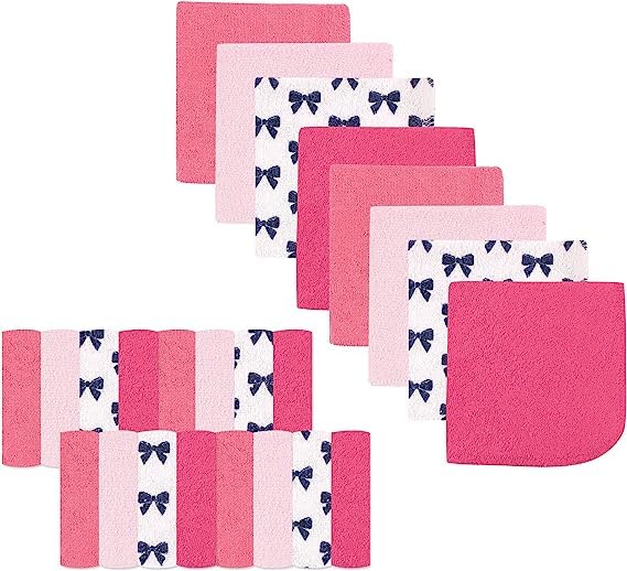 Image of Kassy Pop Baby Muslin Washcloths- Natural Muslin Cotton Baby Wipes - Soft Newborn Baby Face Towel and Muslin Washcloth for Sensitive Skin- 10x10 inches (Allcolors)