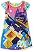 LEGO Batman Big Girls' Lego Batgirl Ruffle Short Sleeve Nightgown PJ, Purple, 7/8