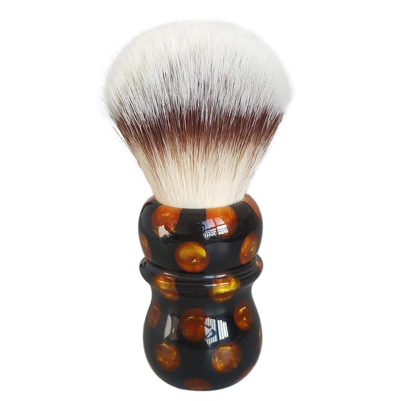 XIAO A2S synthetic hair vegan shaving brush for Shaving soaps and creams,Rich Lather