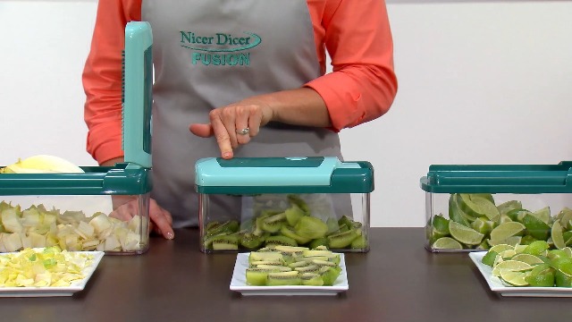 Genius Nicer Dicer Fusion Smart Gemüseschneider 34-teilig