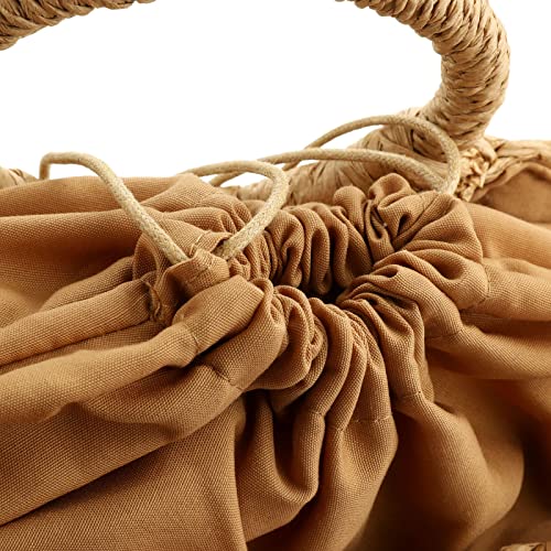 Bolso de verano para mujer tejido a mano tipo tote miniatura 2