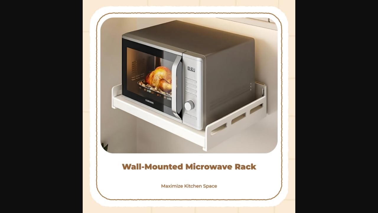 Microwave Oven Rack, Wall-Mounted Kitchen Storage Shelf, Space-Saving Organizer Gray 40x50cm|Sofas, Loveseats & Chaises|Home & Garden-image-46