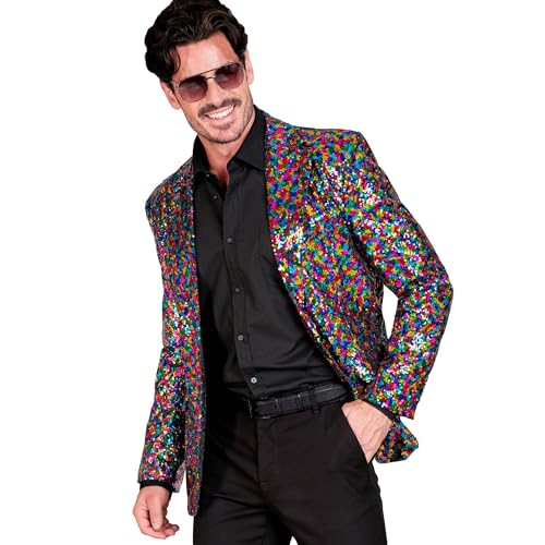 W WIDMANN MILANO Party Fashion - Veste Ă Paillettes pour Homme