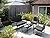 Greesum 4 Piece Patio Furniture Set Outdoor Wicker Conversation Bistro Rattan Chairs with Coffee Table for Garden,Pool,Lawn, Gray