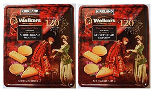 Kirkland Signature Walkers Premium Shortbread Selection Gift Tin, 4.6 Pound
