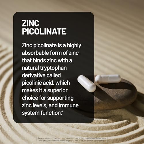 NatureWise Zinc Picolinate with D3 + K2 - Zinc Supplements for Men & Women + Vitamin D3 K2 - Supports Immune & Bone Health* - Non-GMO, Gluten Free, USA Manufactured - 30 Capsules[30 Day Supply] - image 4