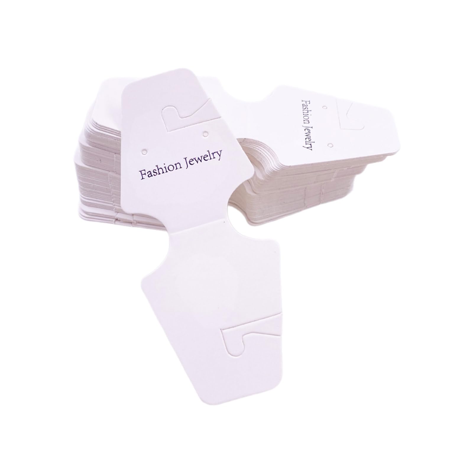 Tsophreniq Portable Necklace Packaging Cardboard Practical Jewelry Adornment Showcase Holder Card for Display and Storage Adhesive Card