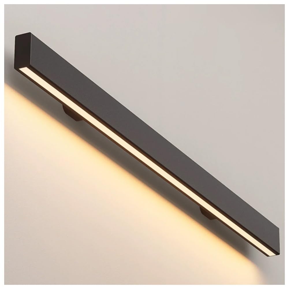 exproyzk LED Handrail Kit (Human Body Sensing), Illuminated Handrail Systems, Lighted Wall Mounted Handrails, for Indoor Stairs, Porch, Entrance(Black,250cm/8.2ft)