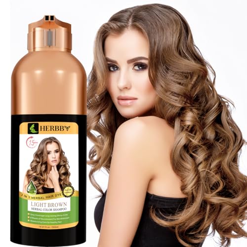Hair Color Shampoo for Gray Hair Coverage&Color Transform with 9 ...