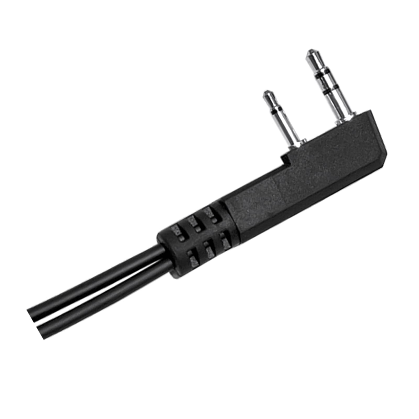 SHON Mikrofon do słuchawek Walkie Talkie - PTT Clear Sound,radiowy zestaw słuchawkowy z szybkozłączką Air Tube, do Kenwood Walkie-Talkie, roczna