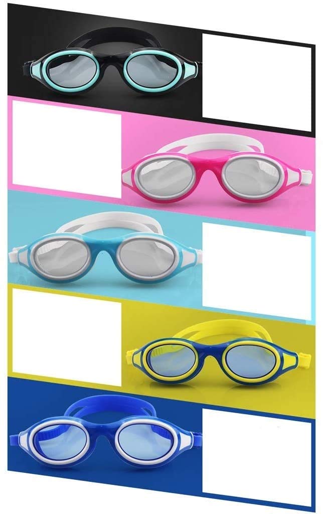 Occhialini da Nuoto Occhialini da Nuoto, Senza Perdite Antiappannamento Protezione UV Occhialini da Nuoto Occhialini da Acqua Triathlon per Adulti Uomini Donne Giovani Bambini, con Specchio e Imperm