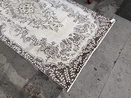 Turkey Rug, Vintage Decor Rug, Organic Wool Turkish Rug, Bedroom Decor Area Rug, Large Size Carpet, Free Express Shipping #TOP6