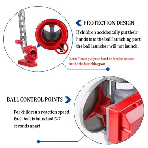 Macchina automatica di lancio di baseball con l'istruttore di auto-movimento e le palle per la pratica dei bambini e degli adulti
