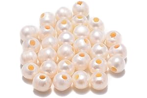 AD Bead White 10mm Round Loose Beads