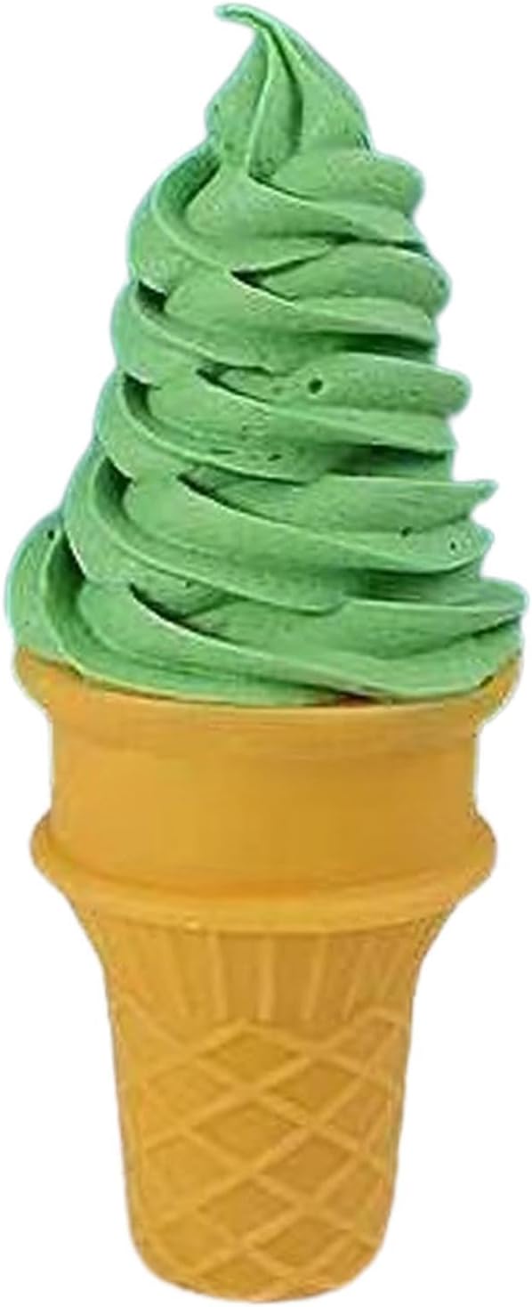 CALANDIS Fake Ice Cream Cone Food Model for Display Dessert Photo Props Desktop Decor Green | Other Home D?©cor