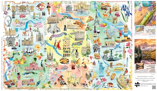 Puzzle de Piezas Mapas 14+ Anos miniatura 5