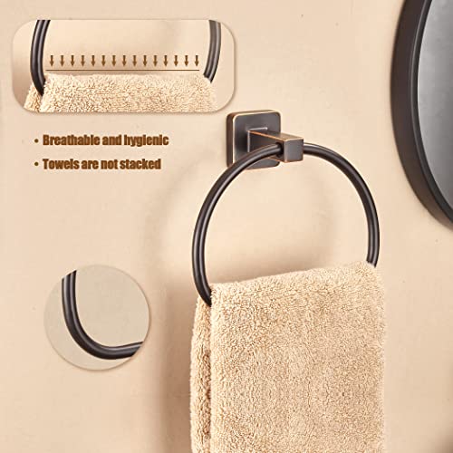 WOLIBEER-Bronze-Towel-RingBathroom-Hand-Towel-Holder-Wall-MountOil-Rubbed-Towel-Rack-Rustic-Towel-Hanger-ORB-Farmhouse-Bathroom-Accessories WOLIBEER Bronze Towel RingBathroom Hand Towel Holder Wall MountOil Rubbed Towel Rack Rustic Towel Hanger ORB Farmhouse Bathroom Accessories