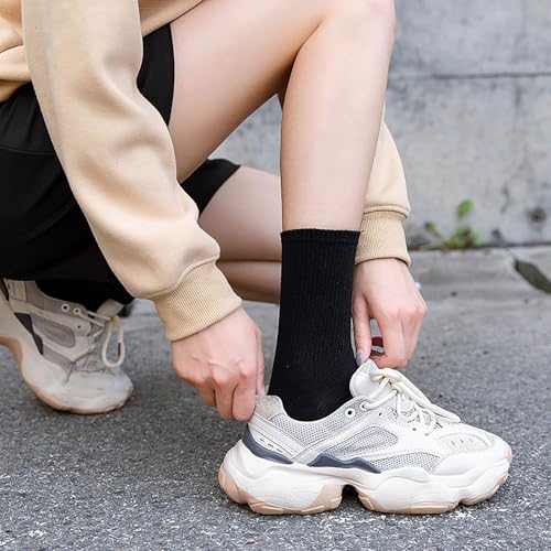 Solid Color Crew Socks Colorful Boot Sock Candy Colored Dress Socks for Women, Men4