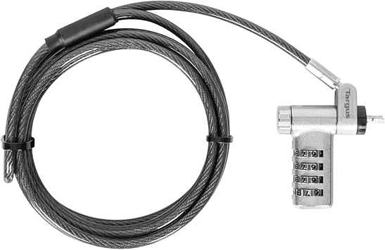 Targus DEFCON Ultimate Universal Resettable Combination Lock, Bulk ASP96RGLX