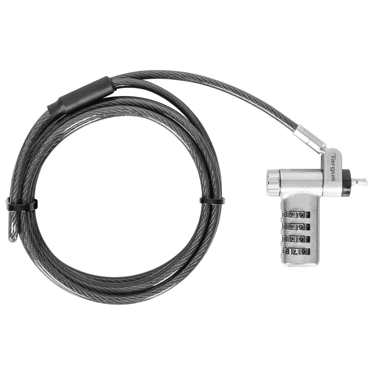Serrure Targus DEFCON ASP96RGLX universelle réinitialisable avec câble acier robuste