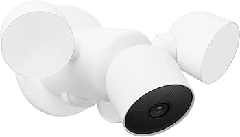 Google Nest Cam z reflektorem – na zewnątrz z kablem