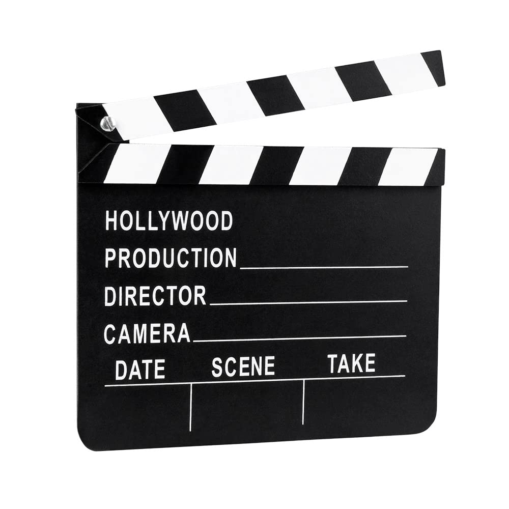Boland 44208 Film Flap Approx. 18 x 20 cm Director Cinema Camera Off and Action Accessory for Carnival and Theme Parties Costume Accessory