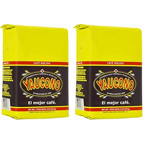 Yaucono Ground Coffee Bagged, 8 Ounce (Pack of 2) Cover