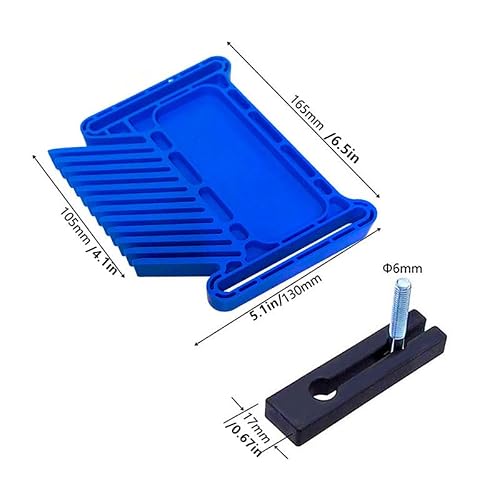 Featherboard Woodworking Tools, Safety Device Stackable Featherboard for Table Saws, Router Tables & Band Saw with Miter Slots, Miter Track, T-Slots, T-Track(2 Pcs) - Thumbnail 5